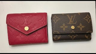 Comparing the Louis Vuitton Zoe Wallet to the New Micro Mini Wallet [upl. by Schiff]