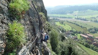 Klettersteig Ausgerutscht und ins Seil gefallen [upl. by Dana]