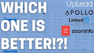 Apolloio vs Uplead vs Sales Navigator vs Zoominfo Check Updated Review in comments [upl. by Dhaf]