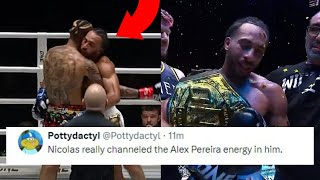 FIGHTERS REACT TO REGIAN EERSEL VS ALEXIS NICOLAS  EERSEL VS NICOLAS REACTIONS [upl. by Innig]