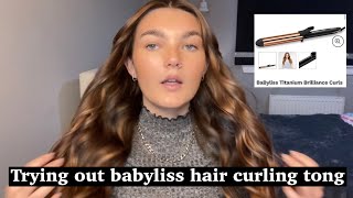 How I wave my hair trying out babyliss curlers [upl. by Sutherland286]