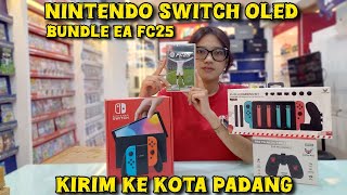 Beli NiNTENDO SWITCH OLED BERSAMA EA FC25  belanja di toko gs shop Bandung [upl. by Keefe208]