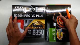 AMD A89600 MSI B350M PROVD PLUS PENDRIVE 256GB SATA SSD GIGABYTE GEFORCE GT1030 [upl. by Swainson]