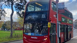 E1 to Greenford Broadway Enviro 400 [upl. by Sipple]