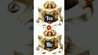 Choose your gift box yes vs no viral trending short [upl. by Eitsyrk]