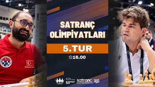 Mustafa Yılmaz VS Magnus Carlsen 🔥  45 FIDE Satranç Olimpiyatları 5 Tur [upl. by Dede]