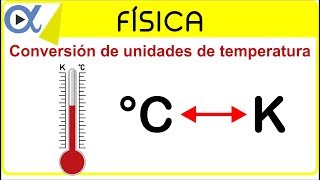 CONVERSIÓN DE UNIDADES DE TEMPERATURA grados celsius o centígrados °C a Kelvin K  Vitual [upl. by Harolda]