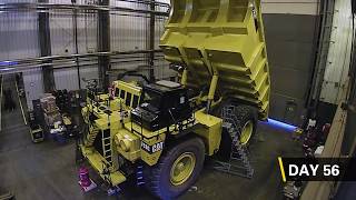 Cat® 793C Mining Truck Rebuild Timelapse [upl. by Hirai]