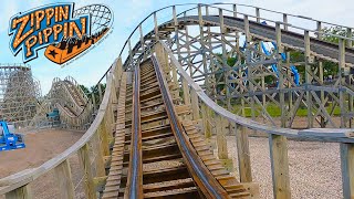 Zippin Pippin Front Seat OnRide POV 4K  Bay Beach Amusement Park [upl. by Ylimme]