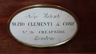 Square Pianos im ClavierSalon Muzio Clementi amp Comp London 1806 [upl. by Per]