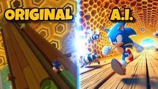 Sonic Lost World  Honeycomb Highway but its extended by AI [upl. by Efar350]