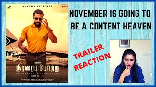 Soorarai Pottru  Official Trailer Reaction  Suriya Aparna  Sudha Kongara Ashmita Reacts [upl. by Tereve]