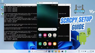 SCRCPY Installation Guide for Windows and Android [upl. by Carrnan346]