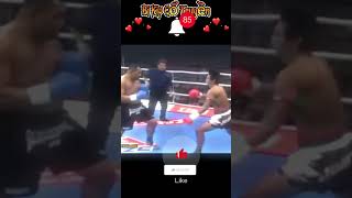 Võ sĩ Thái Lan bay người đá gục gã khổng lồ nặng 130 kg Shorts mma boxing võ muaythai [upl. by Dollar269]