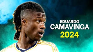 Eduardo Camavinga 2024  Amazing Skills amp Tackles [upl. by Sillad]