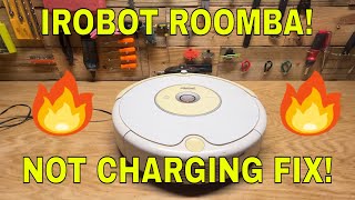 Irobot Roomba Not Charging Fix Error Number 5 Not Charging Fix Easy Fix for Irobot Roomba [upl. by Alakam]