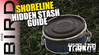 Comprehensive guide to EVERY HIDDEN CACHE  STASH on SHORELINE  Escape From Tarkov [upl. by Hollander678]