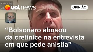 Bolsonaro precisaria de ‘viaduto de safena’ no caráter se cinismo matasse ironiza Josias de Souza [upl. by Greenland657]