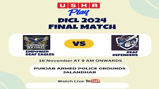 🔴LIVE  USHA DIVYANG INDIAN CRICKET LEAGUE 2024  4K ULTRA HD  16 NOV 2024 [upl. by Range324]