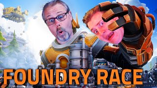 Factorio Masters Speedrun FOUNDRY AntiElitz vs Nefrums Blind Race [upl. by Nisse]