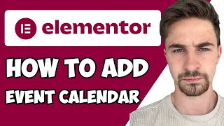 How to Add Event Calendar To Elementor 2024 [upl. by Ahsinit325]