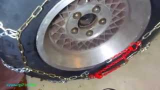 DEFINITELY the Best Snow Chains Easy to put on and Strong [upl. by Leiuqese951]