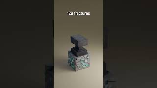 Anvil vs Diamond Fractures  3d animation3dblender 3danimation [upl. by Aydni]