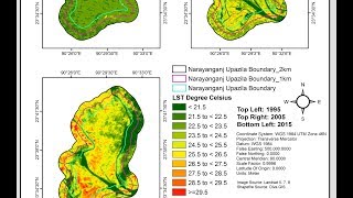 LST Land Surface Temperature Measurement from Landsat7 data 1 [upl. by Aynat298]