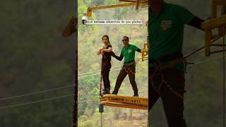 Jumpin Heights Rishikesh bungee bungeejumping jumping adventure trending viral bungy shorts [upl. by Minny]