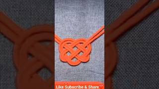 Heart knot shorts scooby macrame macrametutorial macramecreation [upl. by Yleik]