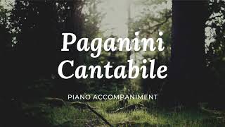 Paganini Cantabile piano accompaniment [upl. by Adnorrahs]