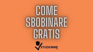 UNIVERSITÀ  COME SBOBINARE GRATIS FARE RIASSUNTI UNIVERSITARI AUTOMATICAMENTE E VELOCE [upl. by Arek]