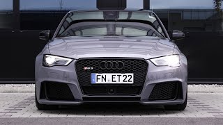 TIEF NARDOGRAU amp LAUT  DER RS3 8V Sportback mit KW CLUBSPORT 3 FAHRWERK [upl. by Nawaj]