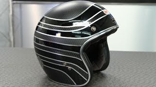 Bell Custom 500 Carbon RSD Talladega Helmet  Motorcycle Superstore [upl. by Rekab]