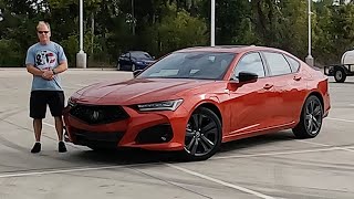 2023 Acura TLX ASpec  Do The Features Match The Price [upl. by Legin903]