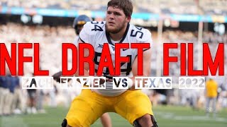 Film Room Zach Frazier Vs Texas All Pass Pro [upl. by Skardol]