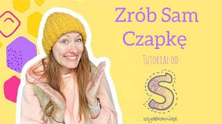 Zrób Sam na szydełku ☆ Czapka ☆ tutorial krok po kroku [upl. by Eelanej710]