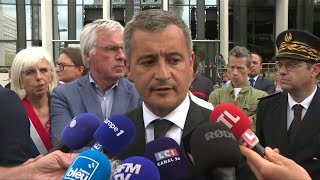 Mort de Nahel Darmanin annonce la suspension administrative du policier  AFP Extrait [upl. by Nahrut603]