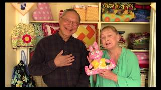 Easter Bunny  easy beginners sewing project [upl. by Krall606]