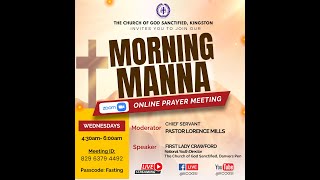 The Church of God Sanctified Kingston Morning Manna  May 29 2024 [upl. by Enywad]