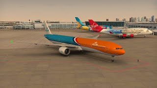 San Diego Airport KLM  World of Airports  Gameplay  Plane Spotting [upl. by Yhtomiht]