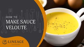 How to Make Classic French Sauce Veloute [upl. by Lingwood]