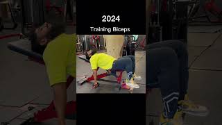 2000’s vs 2024 bicep training youtubeshorts funny share bodybuilding motivation gym [upl. by Presber]