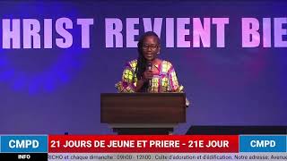 LACCOMPLISSEMENT DE LA PROMESSE DE DIEU Évangéliste Sarah LIONGO LOFELE CMPD [upl. by Pasia]