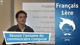 Bac français  réussir lentame du commentaire composé [upl. by Odnanref]