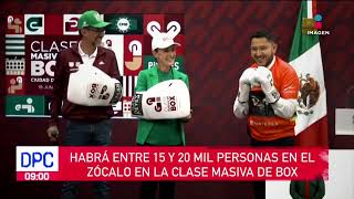 Clase Masiva de Box en la CDMX  Imagen Deportes [upl. by Aronos]