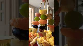 Party snacks ideasFruit Skewers fruitsalad fruitskewers fruitsnacks fruitbites fruitbar viral [upl. by Yurt]