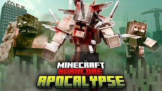 REALISTIC Zombie Apocalypse Simulated in Hardcore Minecraft [upl. by Blainey]