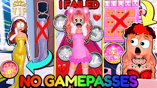 I CANT Use Any GAMEPASSES For EVERY THEME In DRESS TO IMPRESS I failed terribly  ROBLOX [upl. by Alf403]