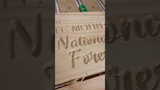 Making Trail Signs with Shapeoko 4 XL whitemountains mountains hiking climbing [upl. by Sarene381]